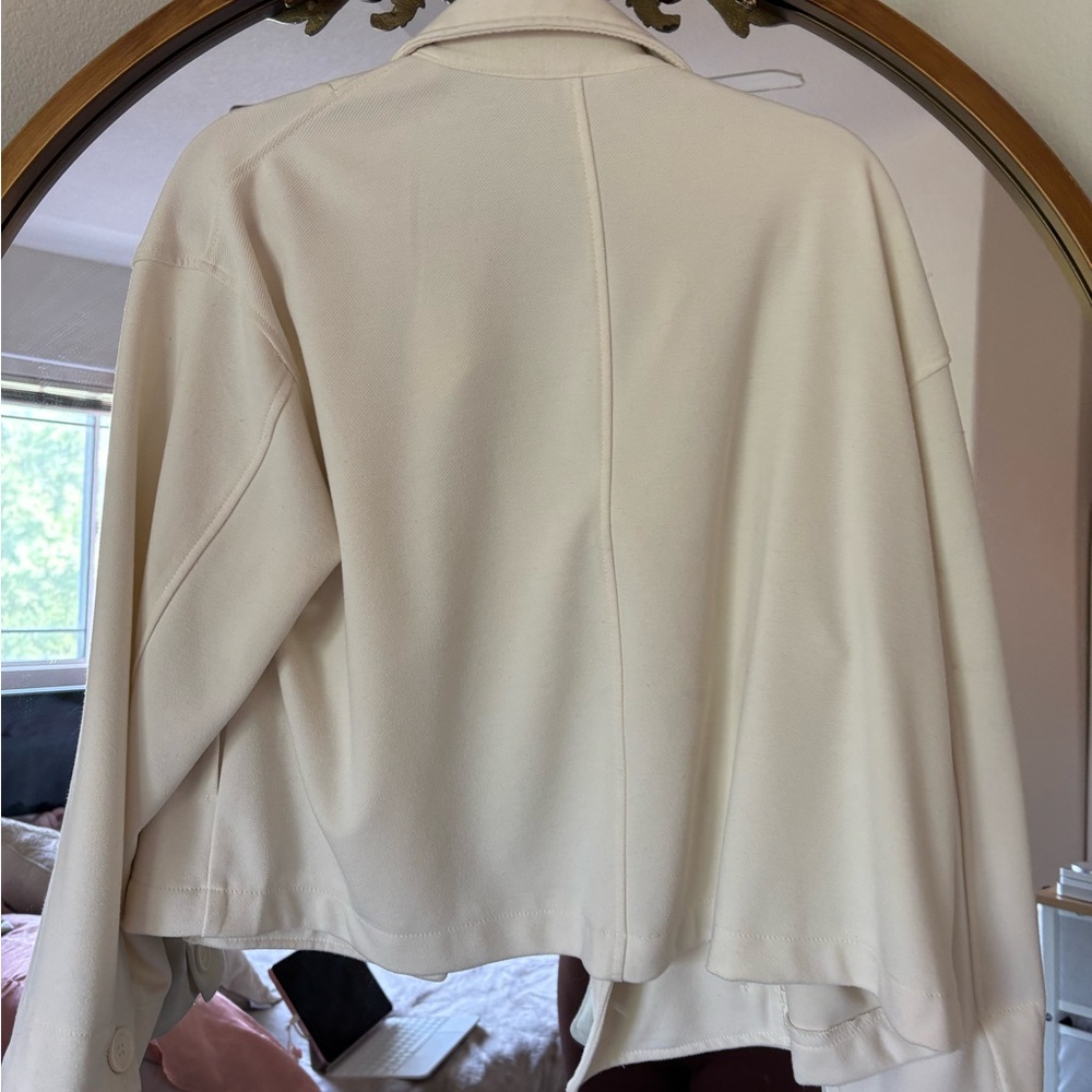 Max Studio Cream Double-Breast Jacket - image 4